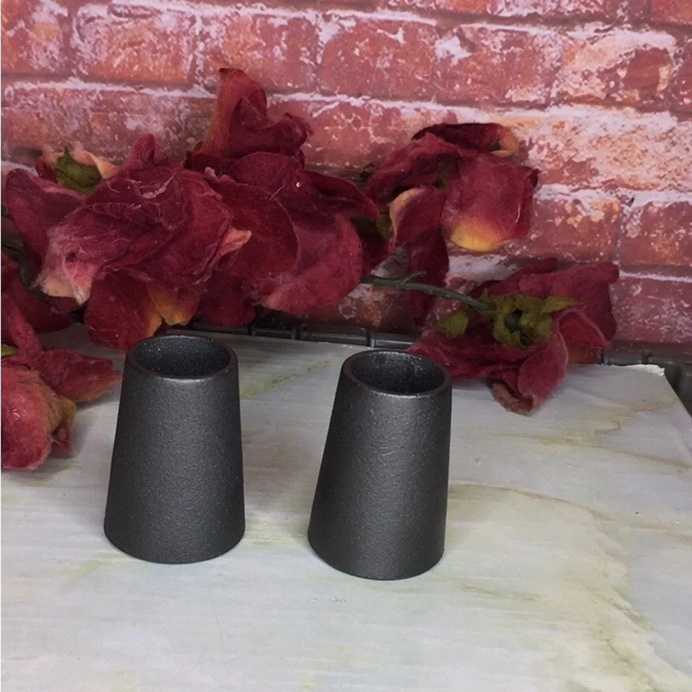 vintage IKEA cast iron Rustic candle holders